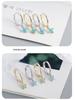 Elegant S925 Silver Turquoise Butterfly Studs & Four-Leaf Clover Earrings for Women
