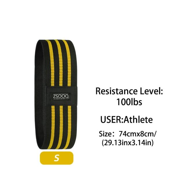 Fabric Booty Resistance Bands Hip Circle Exercise Cotton Bands