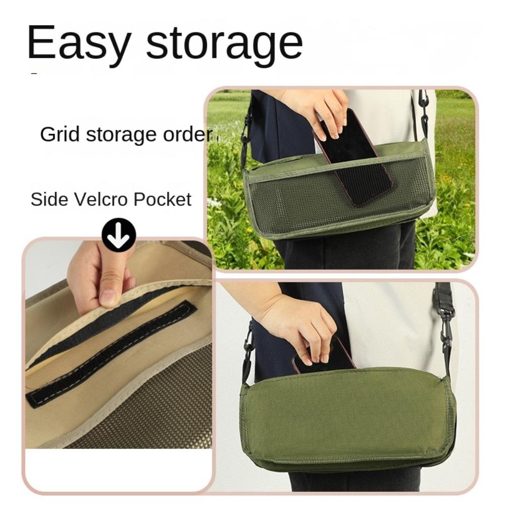 Sturdy Sports Folding Chair Wear-resistant Pencil Case Stool Folding Backpack Stool Fishing