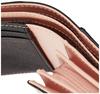 Jill Stuart Women's Gloria L-shaped Zipper Folding Wallet with Ribbon Motif, Cowhide Leather, JSLW3AS2