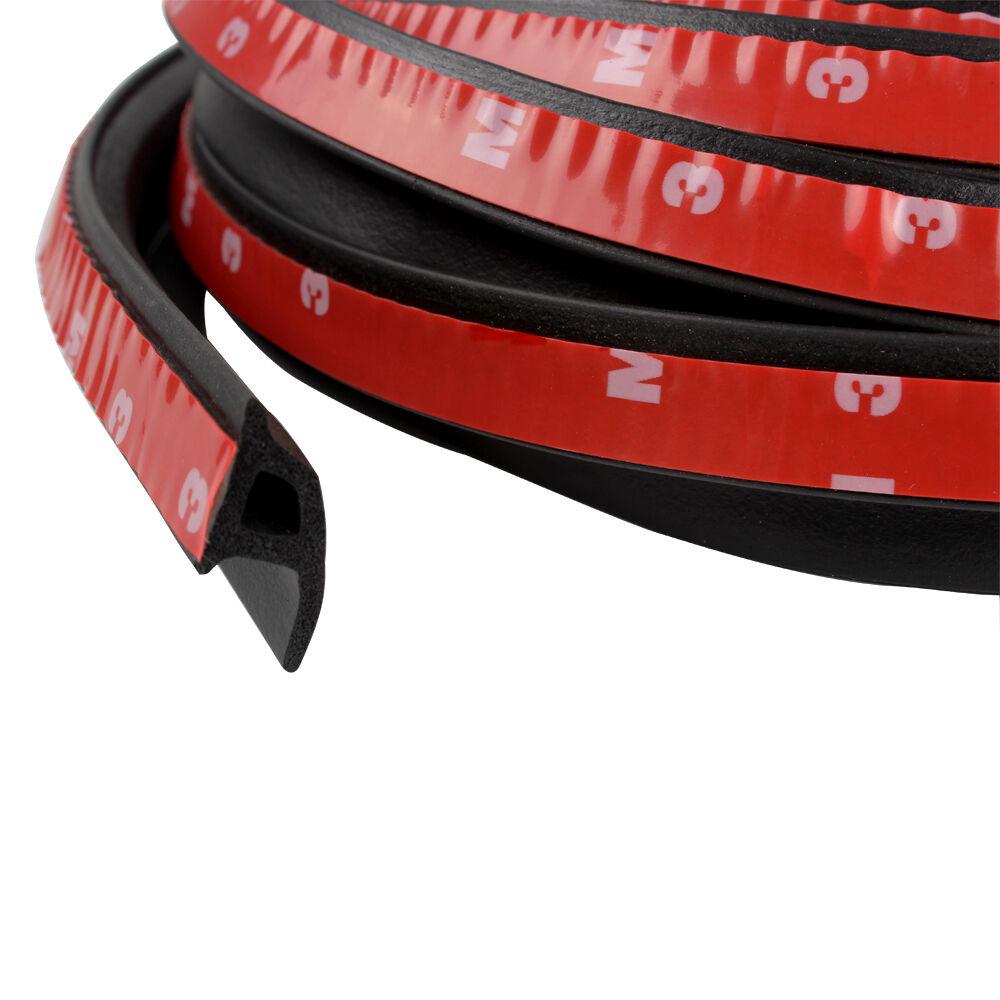 Car Truck Door Rubber Seal Strip P Shape Trim Edge Sealing 157" (4m) Trim New