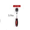 Drive Ratchet Handle, Professional Heavy Duty Ratchet Set, Quick-release Reversible, Premium Chrome Vanadium Steel Construction
