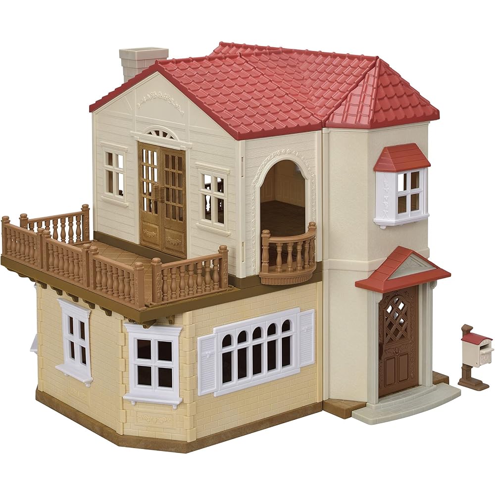 Sylvanian Families House [Big House with Red Roof -The Attic Is a Secret Room-] Har51 ST Mark Cer...