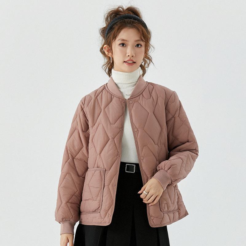 Ms. Warm Long-sleeved Cotton Liner Women's Models Home Cotton Clothing Cotton Clothing Padded Thread Collar Can Be Worn Outside The Top 2533