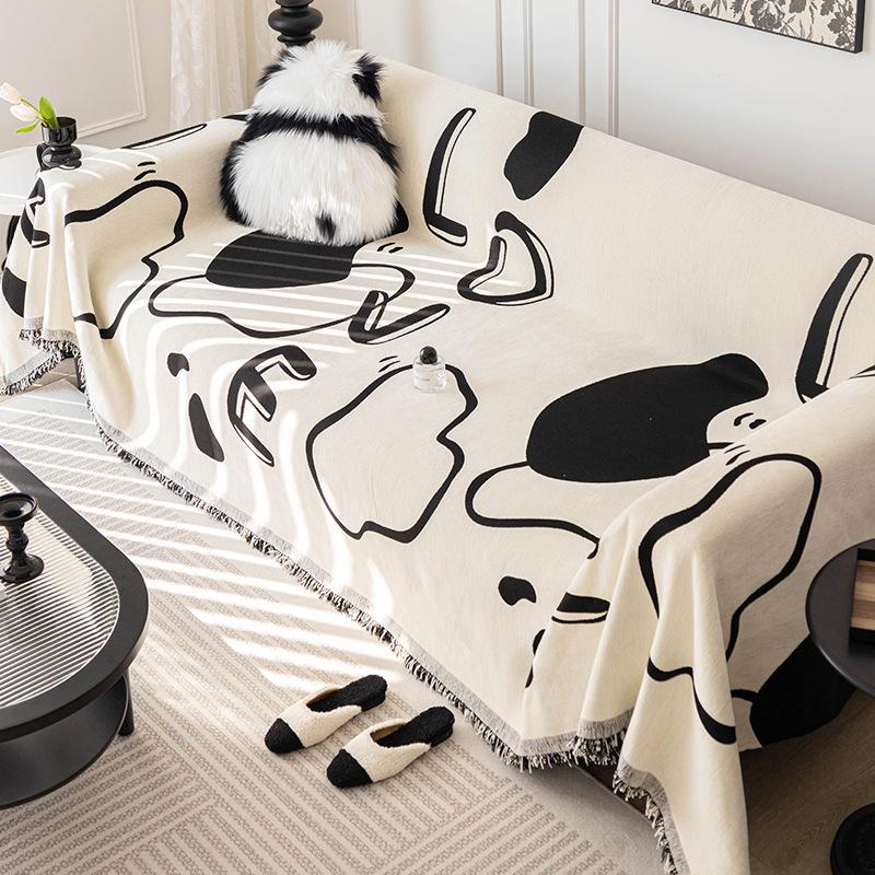Premium Sofa Cover Cloth Towel Four Seasons Universal New Non-slip Full Cover Sofa Cover Cover Simple Anti-cat Scratch Cloth Blanket