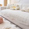 Sofa Cushion Winter Houndstooth Shaped Light Luxury Sofa Cover Cloth Full Covered Cushion