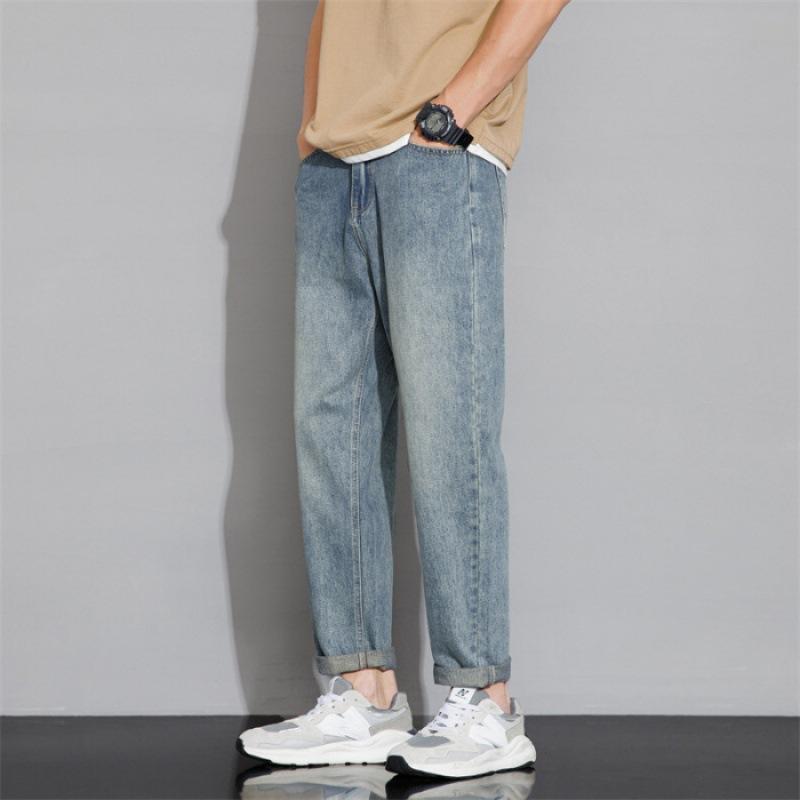 JYL Весна новые эластичные джинсы мужские широкие Харлем школа ретро мода подростки 30