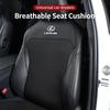 Car Ice Silk Seat Cushion Backrest Seat Cover Waist Pad Interior For Lexus UX250h RX450h CT200h RX400h NX300h RX350 RX300 GX4