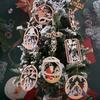 Easter Wooden Hollow Cross Handmade DIY Crafts Nativity Scene Pendants The Birth of Jesus Decorations Christmas Tree Ornaments
