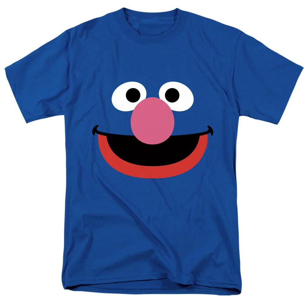 Sesame Street  Grover Face  T-Shirt - to 5X 3XL