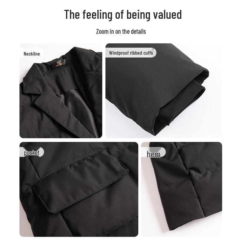 Troloman Unisex Mid-length Winter Padded Work Coat