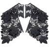 Water Soluble Lace Hollow Embroidery Shoulder Flower Doll Collar Lace Accessories Leaf Pattern Three-Dimensional Hollow Applique Fake Collar