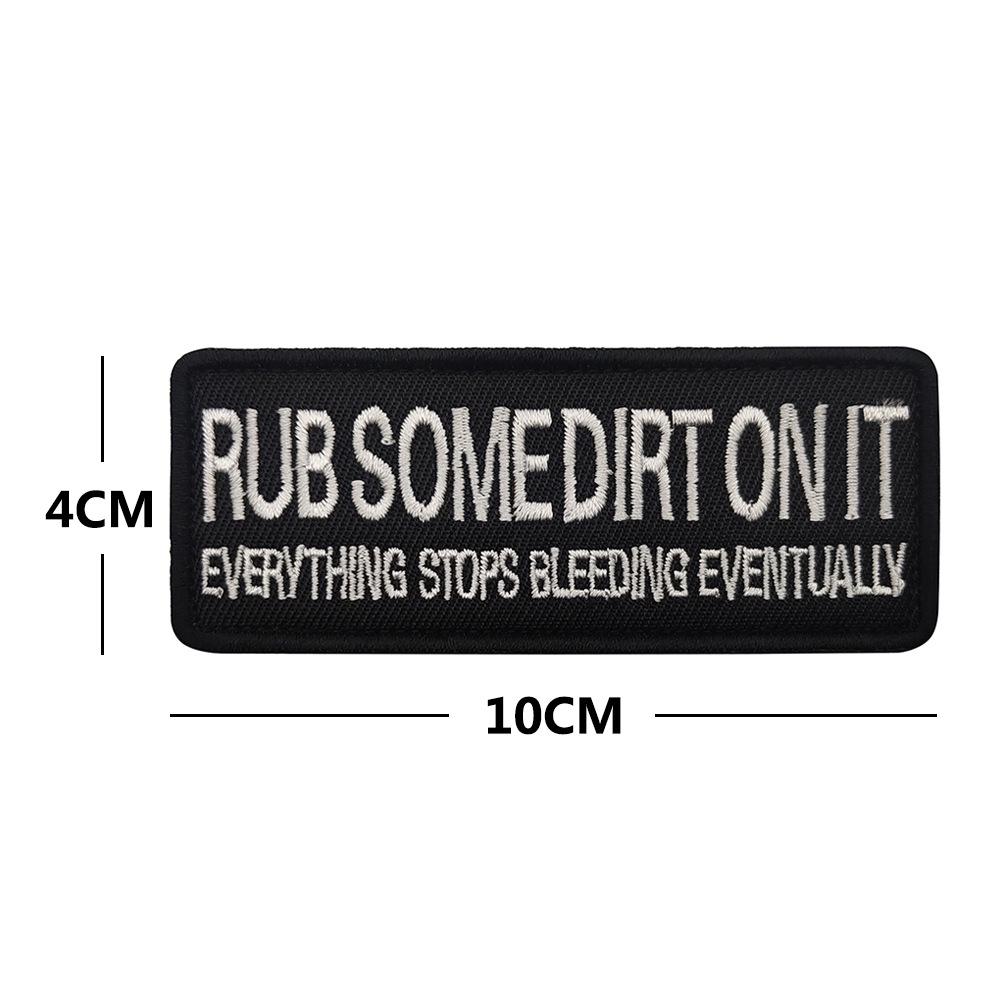 Pirate Shield Embroidered Velcro Patch Armband
