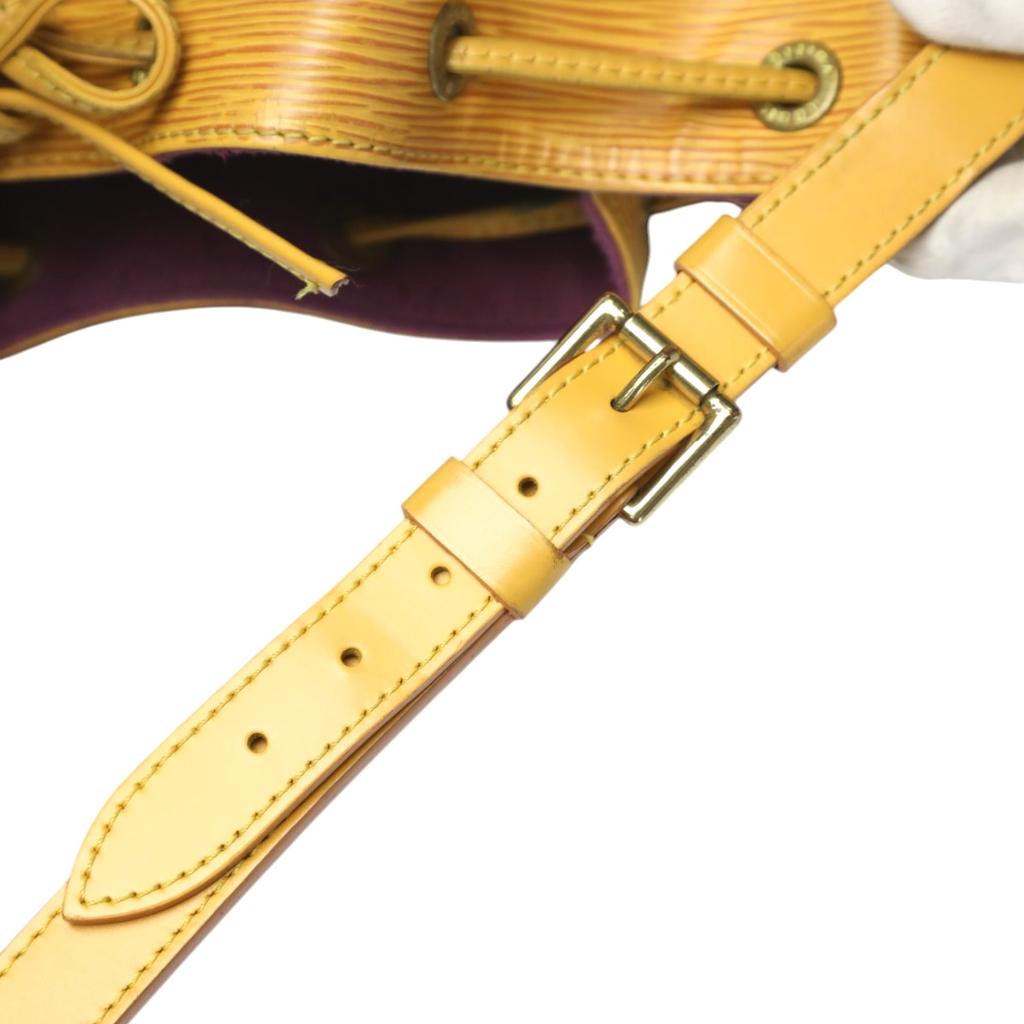 LOUIS VUITTON Epi Noe Shoulder Bag Epi Leather yellow unisex M44009 Used