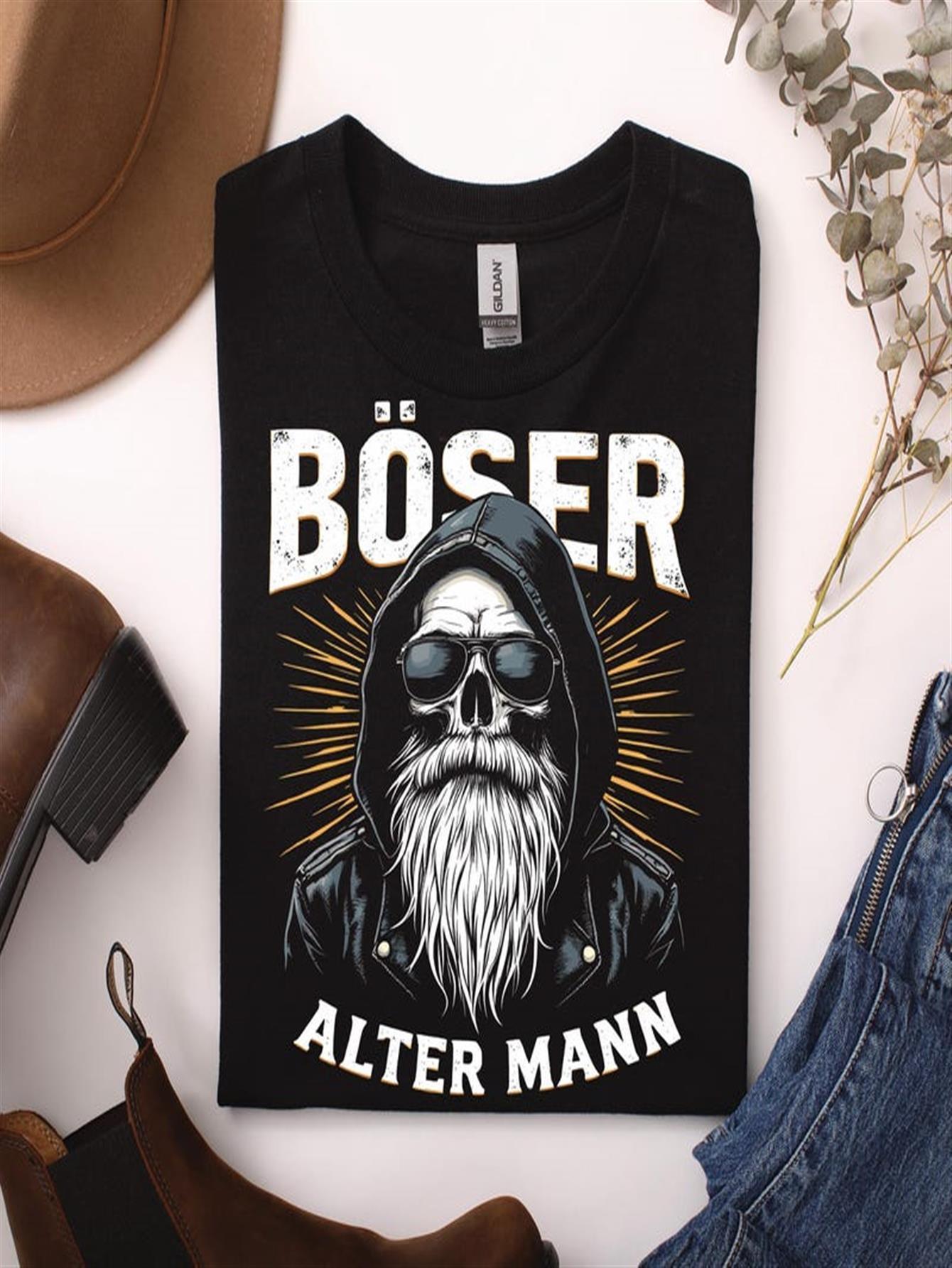 Bad Old for Man Says T-shirt S