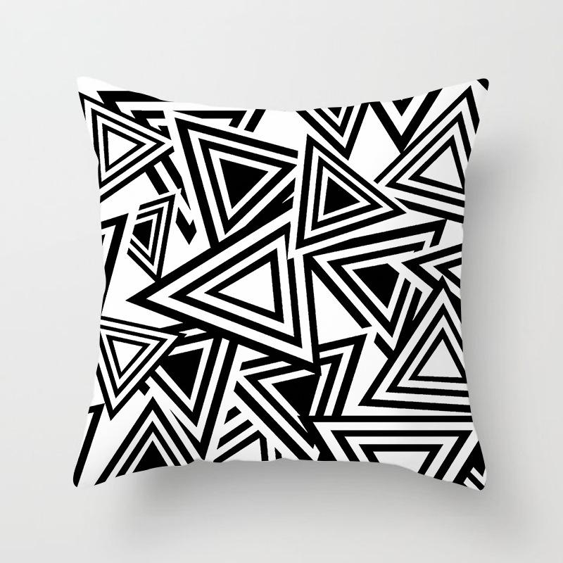 Home Furnishings Sofa Pillow Cover Modern Simple Geometric Abstract Cushion Cover Cushion Cover