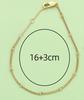 CARLIDANA New Style Three Layering Bracelets Dainty Simple Rope Chain Wear Stainless Steel No Fade Jewelry