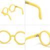 Candy Color For Blythe Miniature Doll Glasses Clear Lens Eyeglasses Plush Doll Toys Eyewear