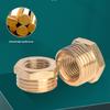 High Pressure Brass Pneumatic Reducer Fitting Multiple Size Hexagonal Socket Adapter For Industrial Air Systems