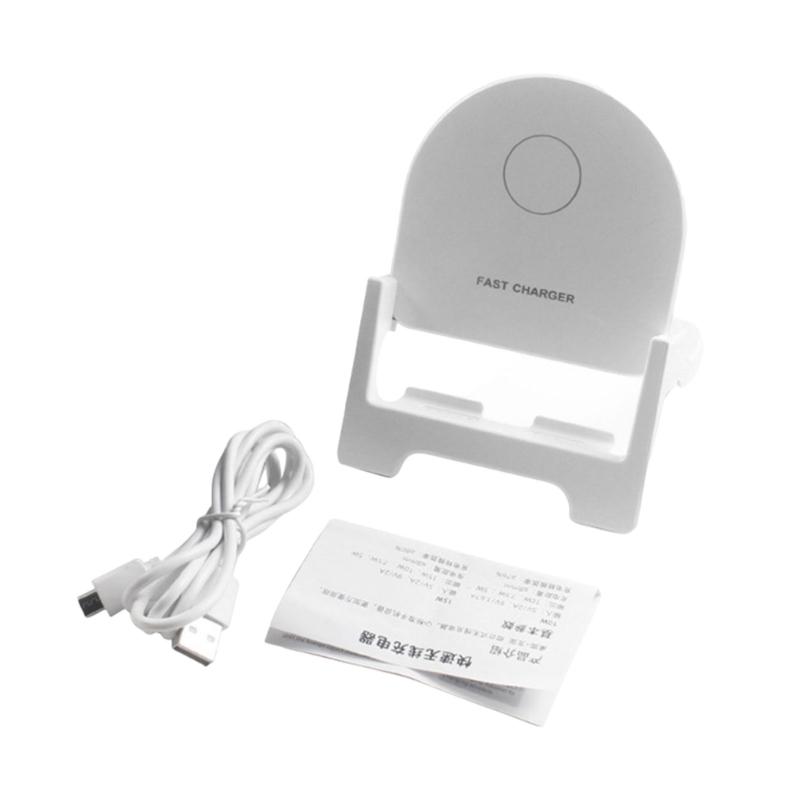 

Multifunctional Phone Holder Table Phone Bracket Wireless Charging Stand ABS Texture Phone Holder Perfect for Office Use 1 белый