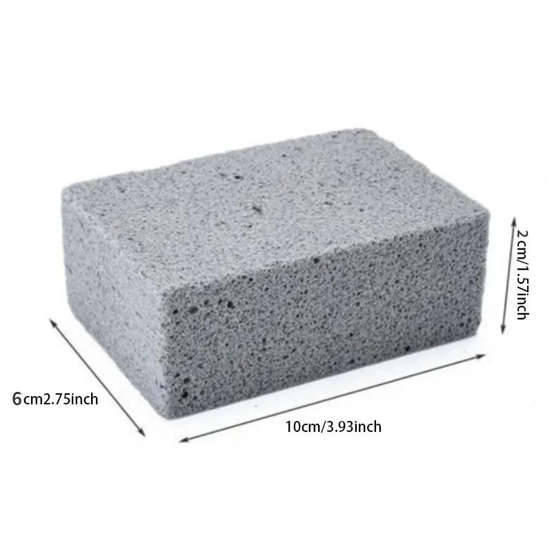 KAWASIMAYA BBQ Grill Cleaning Brush Brick Block Barbecue Cleaning Stone Pumice Brick Barbecue Outdoor Kitchen BBQ Tools mangal