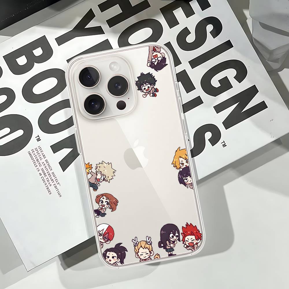 Phone Case Amine M-My Hero Academias For Samsung S26 S25 S24 S23 S22 S21 S20 FE Note20Plus Ultra Edge 5G Clear Soft TPU Cover