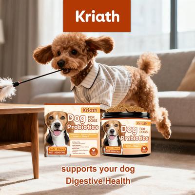Kriath Dog Multi-Probiotic Granules 200g / Pet Digestive Health Care / Dog Gut Health / Promotes Smooth Bowel Movements / Pet Health Products