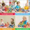 DIY Montessori Magnetische Fliesen Magnetspielzeug für Jungen Mädchen Magnetische Blöcke Bauset für Kleinkinder Lernspielzeug Kindergeschenke