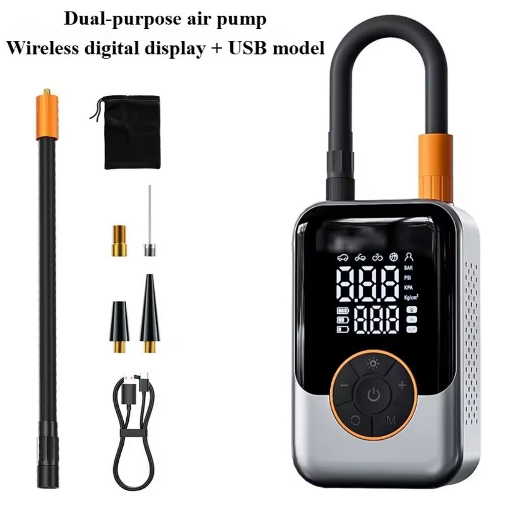 LED Display Car Air Pump Intelligent Car Tire Inflator  For Car Motorcycle Bicycle