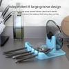 Heat-Resistant Spoon Holder Silicone Utensil Rest Kitchen Utensil Holder Spoon