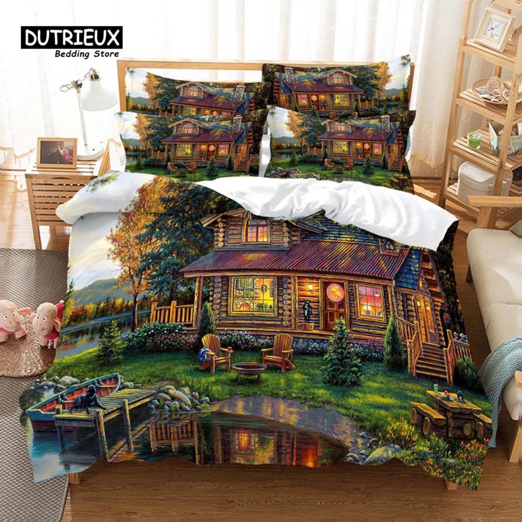 

Комплект постельного белья с 3D-анимацией и круизом, комплект из 3 пододеяльников, мягкий, удобный, дышащий пододеяльник, для декора спальни и гостевой комнаты EU single(135x200cm)