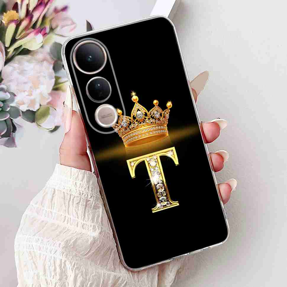 For Vivo V50 Lite 5G Case Luxury 26 Letters Cover Soft Silicone Phone Case For Vivo V50 Lite V50Lite 5G Back Cover Fundas