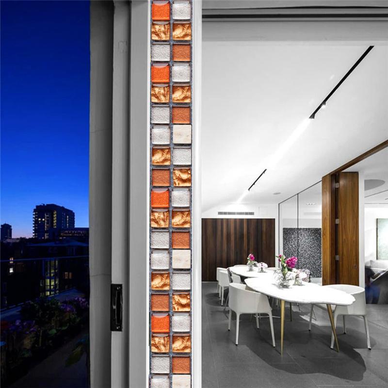 10cm*10cm/10 Bucăți Mozaic 3D Autocolante de Perete Autocolante Gros Tapet Impermeabil Autocolante de Podea DIY Decor Acasă Bucătărie Baie