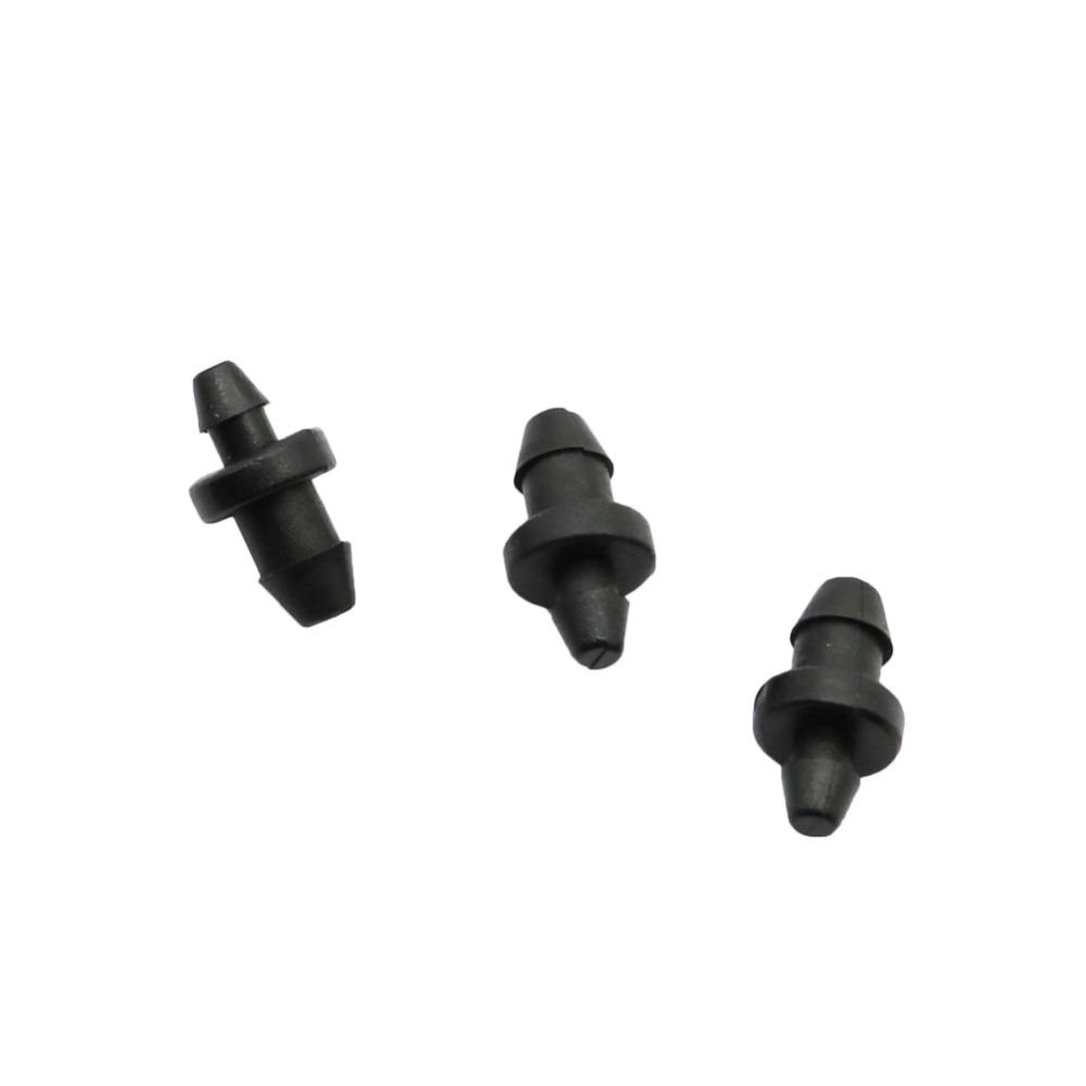 1/4 Inch to 1/8 Inch Hose End Plug Agriculture Irrigation Water hose connector Water Seal Closure Connector 100 Pcs