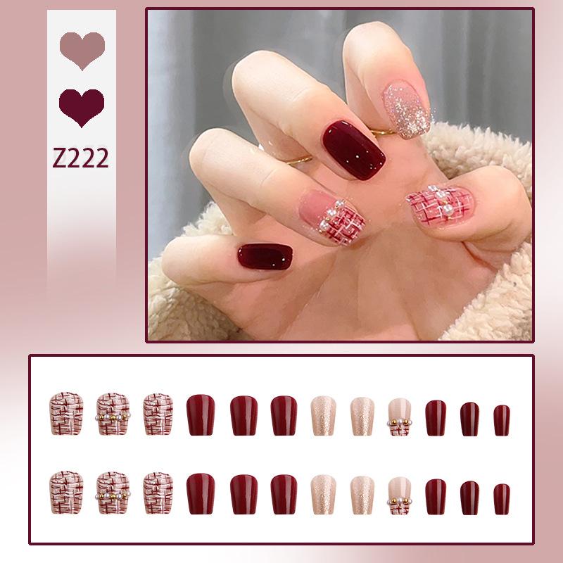 Handmade Press-On Nails – Crushed Diamond Butterfly Glitter Tips Collection