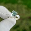 Gift For Women Stackable Ring Size 6.5 925 Silver Natural Aquamarine Gemstone