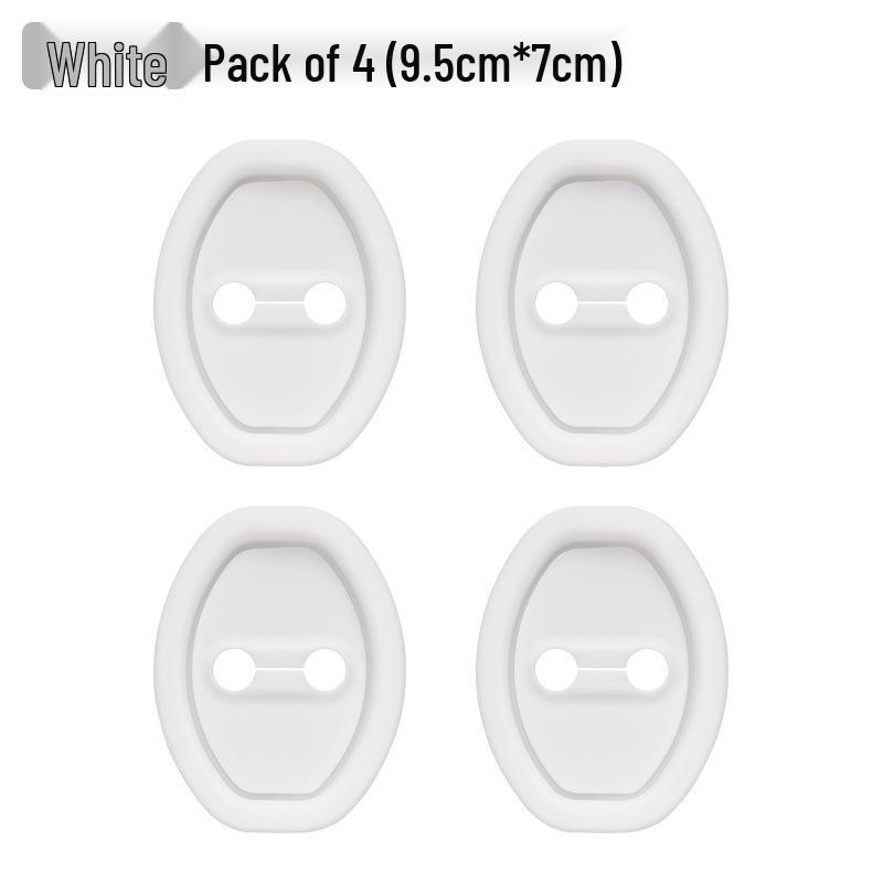 Car Door Lock Buckle Cushion: Shock-Absorbing, Anti-Rust, Protective Cover - Interior Decoration and Modification Accessory