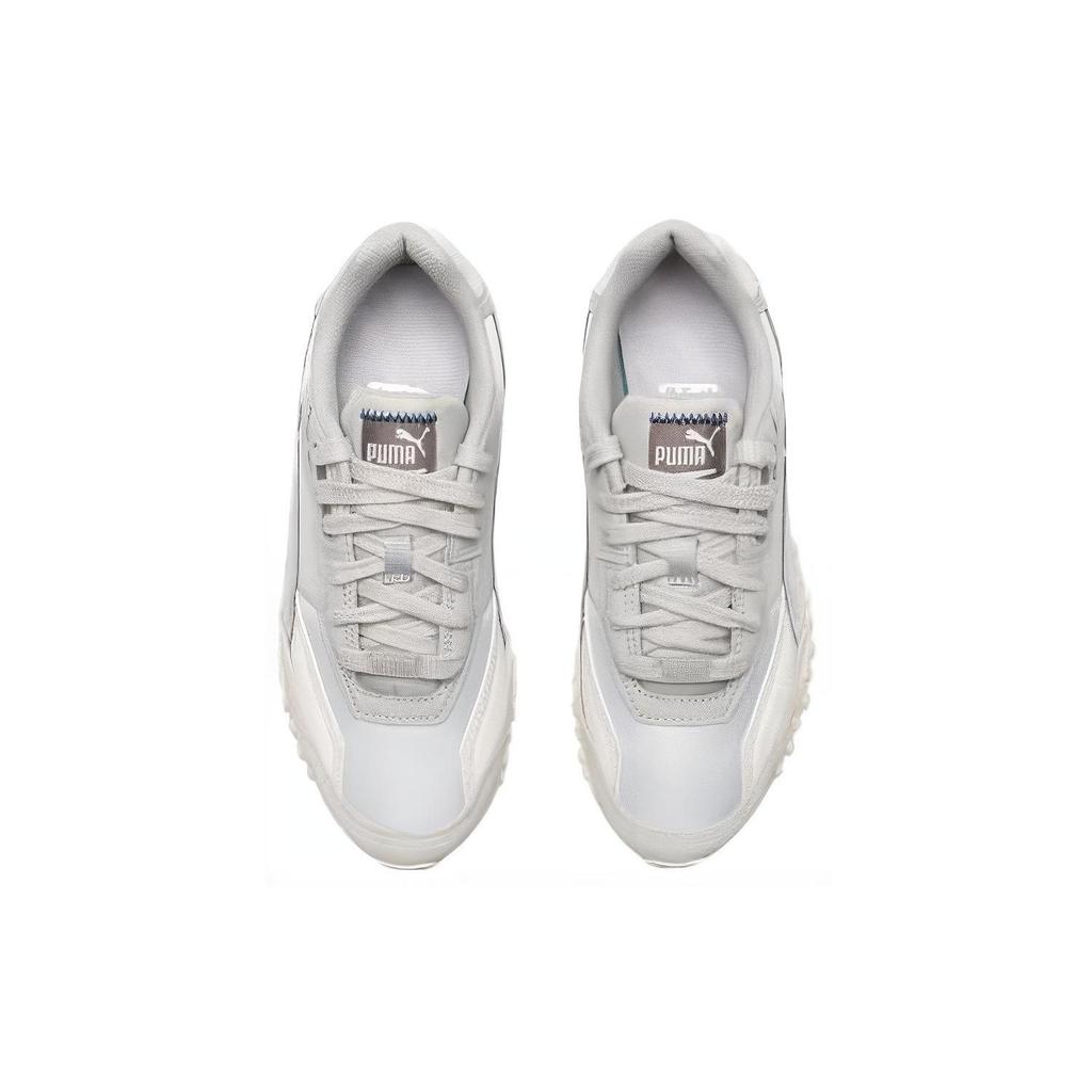 Puma Blacktop Rider Neo Vintage Unisex Sneakers Grey Feather-Grey Warm-White 393151-01