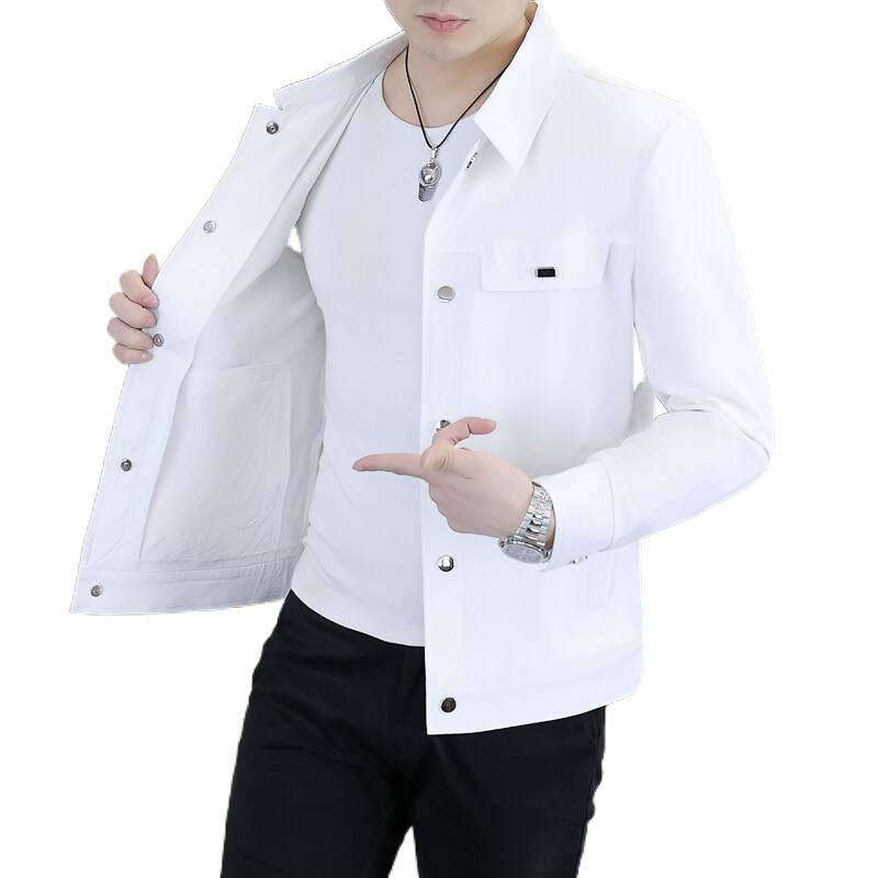 Men's Lightweight Ice Silk Sun Protection Executive Jacket - Perfect for Business Casual
