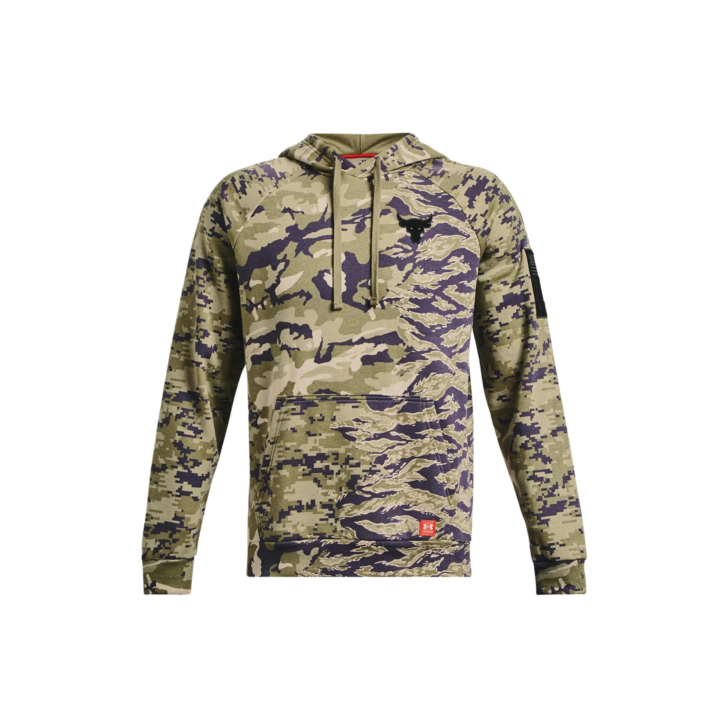 Свитшот Under Armour Project Rock Rival Мужской Коричневый 1373582-289 LG