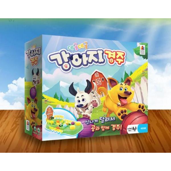 Korea Board Games Závodní desková hra Rolling Dog, Smíšené barvy