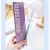 Knotting Transparent Colored Straws Lightweight Smooth Edge Straws for Kitchen Hotel Restaurants