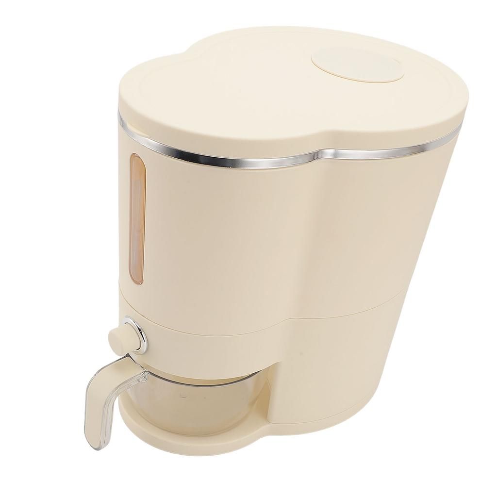 Rice Dispenser Press Out Food Grade Plastic Sealed Airtight Storage Container Househod Kitchen Supplies