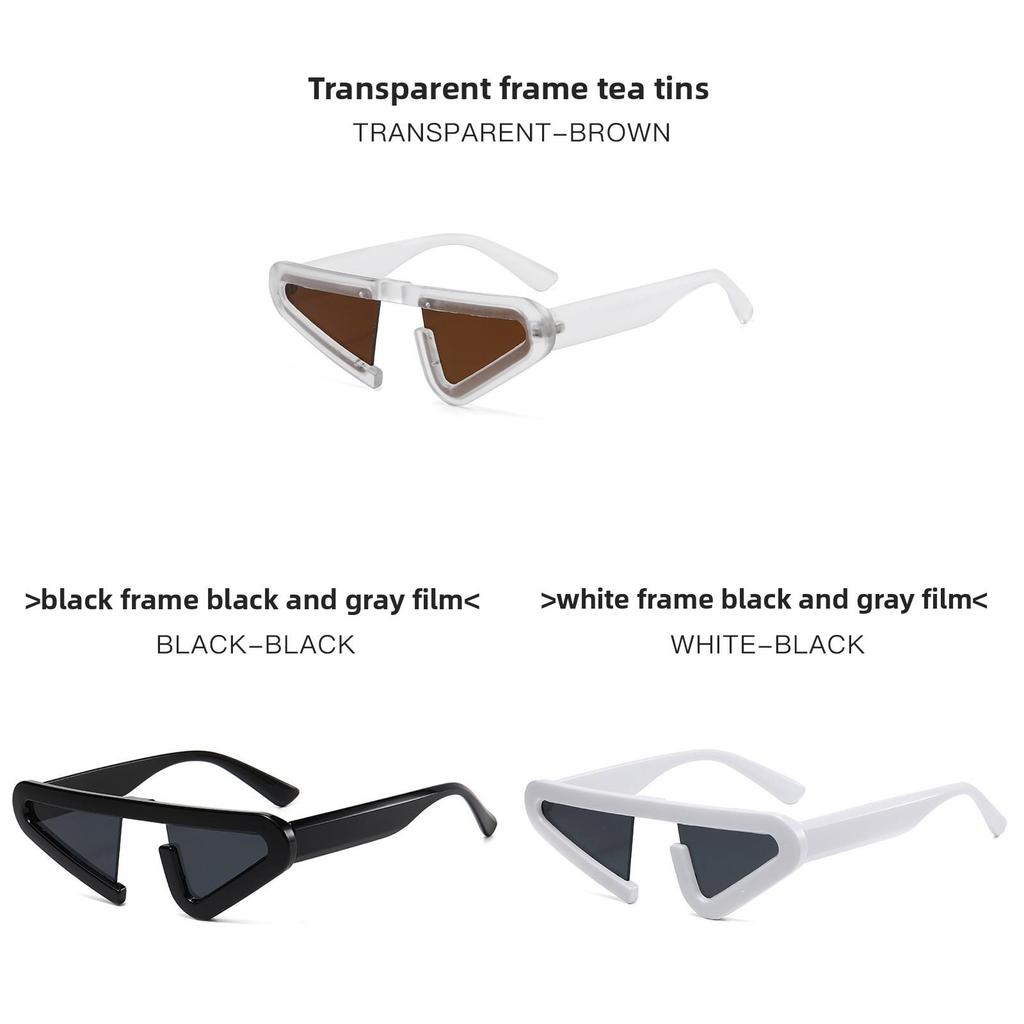 Triangle Sunglasses Men Women Uv400 Blocker For Summer Festivals
