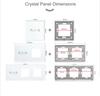 BSEED Zigbee Smart Roller Shutter Switches Light Blinds Switch Tuya Smart Life Plus French Wall Sockets USB Type-c Glass Panel