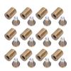 12Pcs Standoff Screw Stainless Steel 19x30mm Wall Mount Advertising Fastener Set Kit
