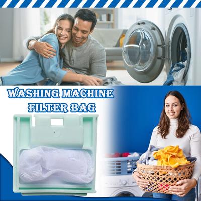 Washing Machine Filter Bag/Dust Bag, 7 * 6.5cm,Compatible For Weili XQB50-5028 XQB55-5538 XQB52-5238 XQB46-4628, Washing Machine Parts