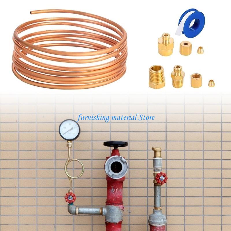 Y5GD multifunction Fuels Pressure Test Set Fuels Injections Gauge for Monitorings Hydraulic Systems in Industrial Machinery