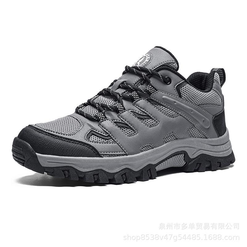 Non-slip and wear-resistant mountaineering shoes outdoor hiking off-road shoes light and comfortable casual shoes cushioning sports shoes