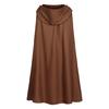 Renaissances Cloak Halloween Medieval Costume Cosplay Hooded Cape for Kids Adult Thin Cape Cloak Gifts
